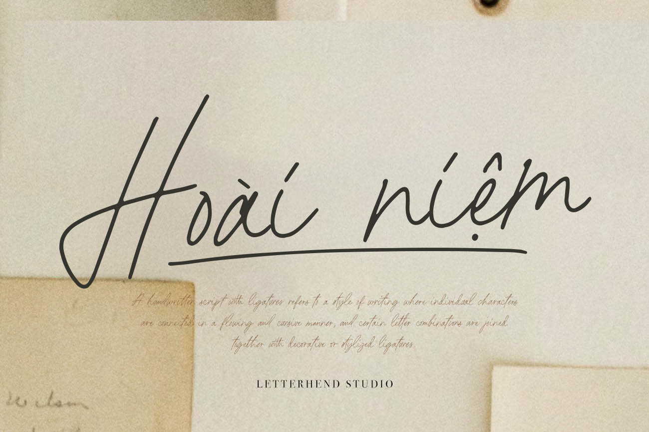 Siêu Phẩm Font Chữ Viết Tay Việt Hóa Dành Cho Designer - TH This Reality